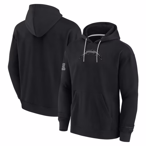 Los Angeles Chargers Fanatics Elements Pace Fleece Pullover Hoodie – Black