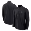 Minnesota Vikings Fanatics Front Office Woven Quarter-Zip Jacket – Black