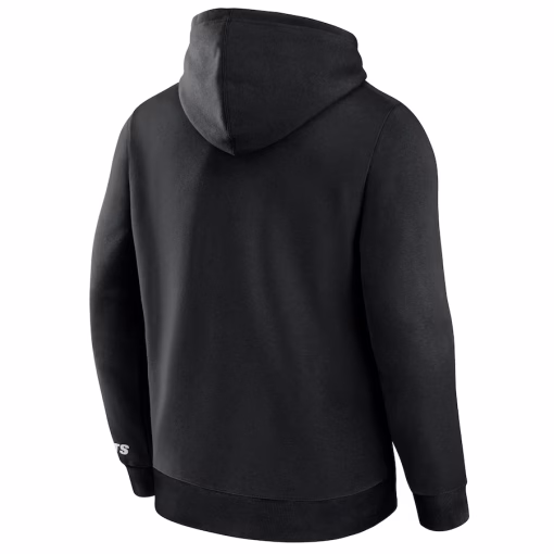 New York Jets Fanatics Legacy Fleece Pullover Hoodie – Black - Image 3