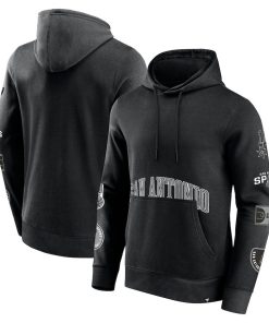 San Antonio Spurs Fanatics Home Court Pullover Hoodie – Black