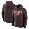Cleveland Browns Fanatics Geometric Chrome Pullover Hoodie – Brown