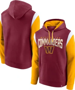 Washington Commanders Fanatics Trench Battle Pullover Hoodie – Burgundy