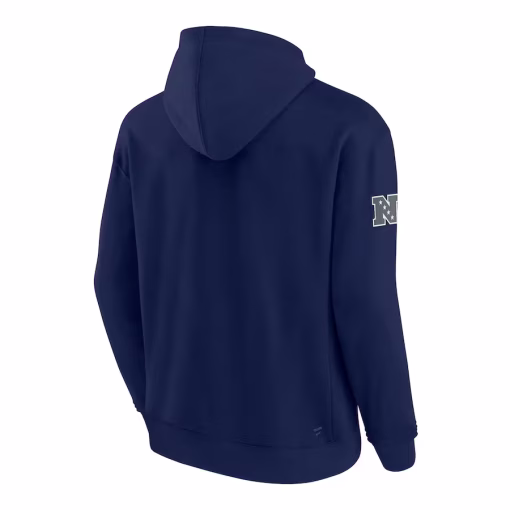 Seattle Seahawks Fanatics Elements Pace Fleece Pullover Hoodie – College Navy - Image 3