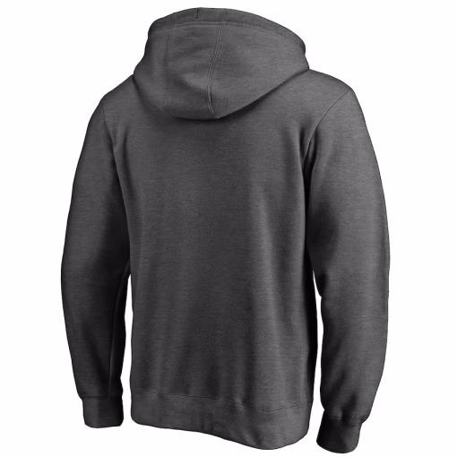 Arizona Cardinals Fanatics Victory Arch Team Fitted Pullover Hoodie – Heather Charcoal - Image 3