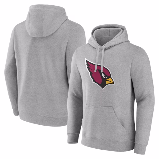 Arizona Cardinals Fanatics Deliver Fleece Pullover Hoodie – Heather Gray