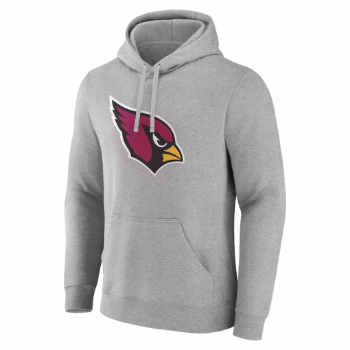Arizona Cardinals Fanatics Deliver Fleece Pullover Hoodie – Heather Gray - Image 2