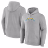 Los Angeles Chargers Fanatics Deliver Fleece Pullover Hoodie – Heather Gray