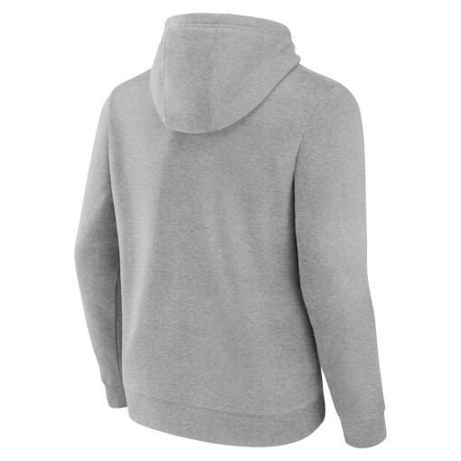 San Antonio Spurs Fanatics Primary Logo Pullover Hoodie – Heather Gray - Image 3