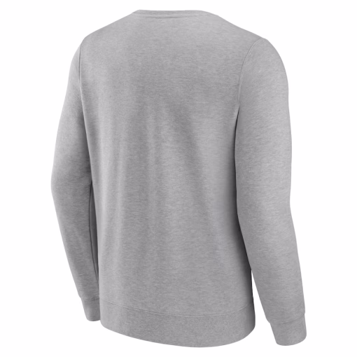 Seattle Seahawks Fanatics Chance Throwback Fleece Pullover Sweatshirt – Heather Gray - Image 3
