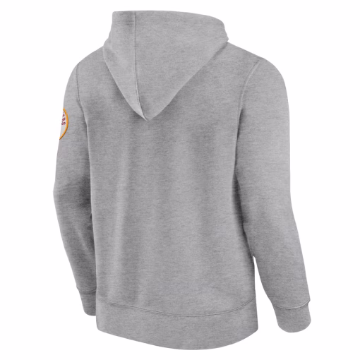 Tampa Bay Buccaneers Fanatics Label Maker Pullover Hoodie – Heather Gray - Image 3