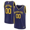 Golden State Warriors Fanatics Fast Break Replica Custom Jersey – Statement Edition – Navy