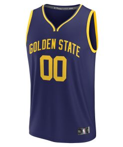 Alternative view of Golden State Warriors Fanatics Fast Break Replica Custom Jersey – Statement Edition – Navy
