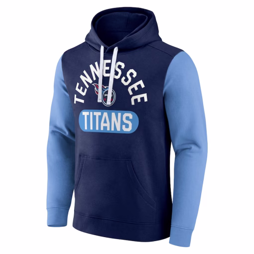 Tennessee Titans Fanatics Extra Point Pullover Hoodie – Navy - Image 2