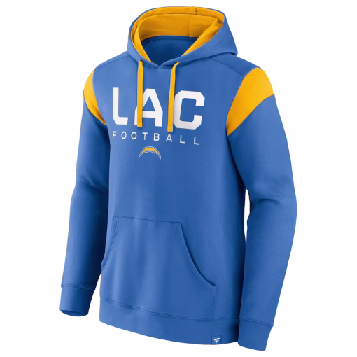Los Angeles Chargers Fanatics Call The Shot Pullover Hoodie – Powder Blue - Image 2
