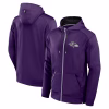Baltimore Ravens Fanatics Defender Full-Zip Hoodie – Purple