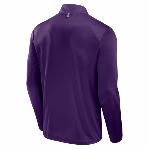 Baltimore Ravens Fanatics Defender Long Sleeve Quarter-Zip Jacket – Purple - Image 3