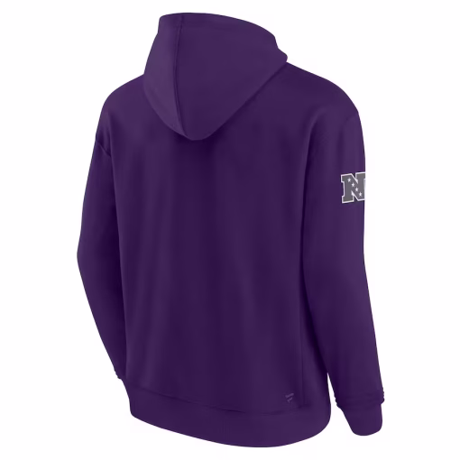 Minnesota Vikings Fanatics Elements Pace Fleece Pullover Hoodie – Purple - Image 3