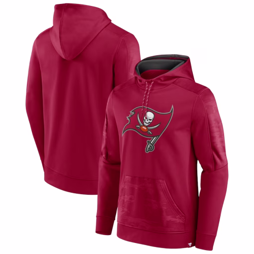 Tampa Bay Buccaneers Fanatics On The Ball Pullover Hoodie – Red