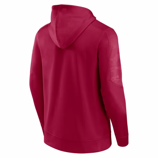 Tampa Bay Buccaneers Fanatics On The Ball Pullover Hoodie – Red - Image 3