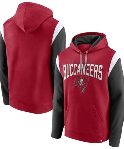 Tampa Bay Buccaneers Fanatics Trench Battle Pullover Hoodie – Red