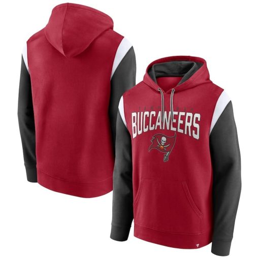 Tampa Bay Buccaneers Fanatics Trench Battle Pullover Hoodie – Red
