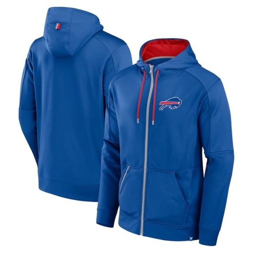 Buffalo Bills Fanatics Defender Full-Zip Hoodie – Royal