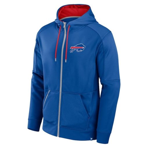 Buffalo Bills Fanatics Defender Full-Zip Hoodie – Royal - Image 2