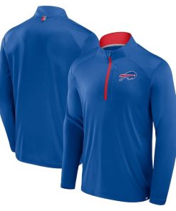Buffalo Bills Fanatics Defender Long Sleeve Quarter-Zip Jacket – Royal