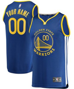 Golden State Warriors Fanatics Fast Break Custom Replica Jersey Royal – Icon Edition