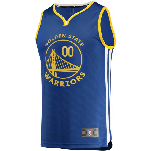 Golden State Warriors Fanatics Fast Break Custom Replica Jersey Royal – Icon Edition - Image 2