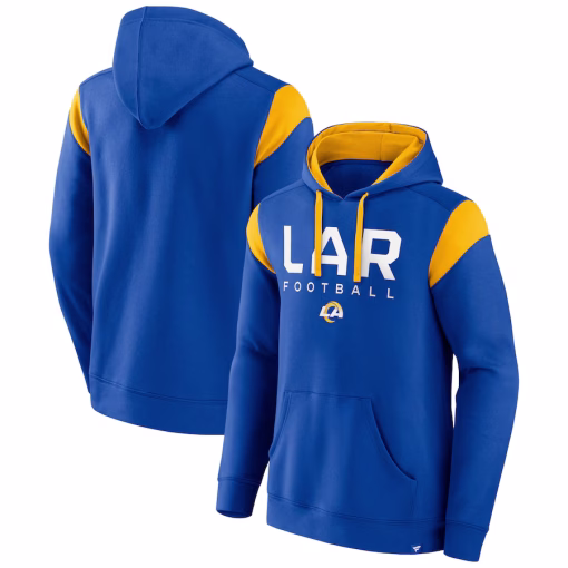 Los Angeles Rams Fanatics Call The Shot Pullover Hoodie – Royal