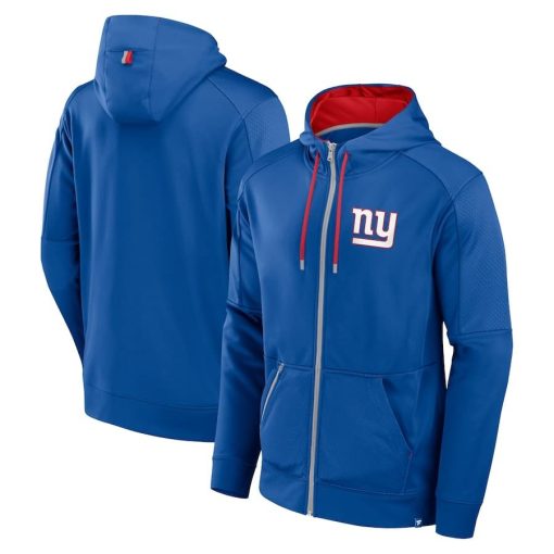 New York Giants Fanatics Defender Full-Zip Hoodie – Royal