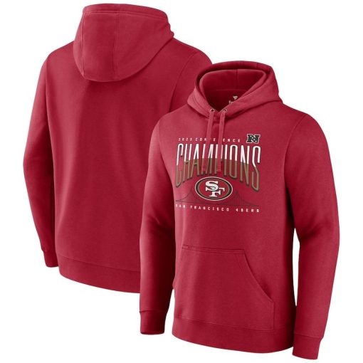San Francisco 49ers Fanatics 2023 NFC Champions Hometown Pullover Hoodie – Scarlet