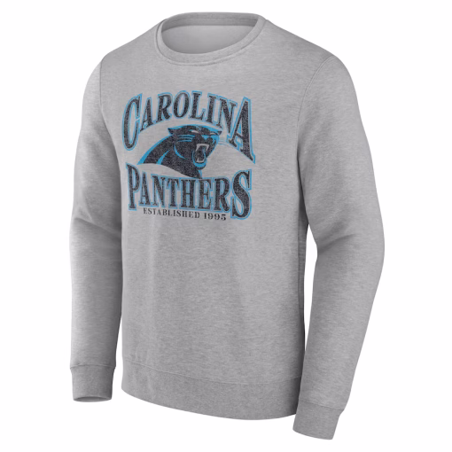 Carolina Panthers Playability Pullover Sweatshirt – Gray - Image 2
