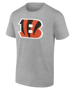 Alternative view of Cincinnati Bengals  Team Authentic Custom T-Shirt – Gray