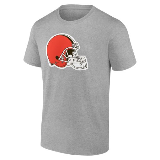 Cleveland Browns  Team Authentic Custom T-Shirt – Gray - Image 2