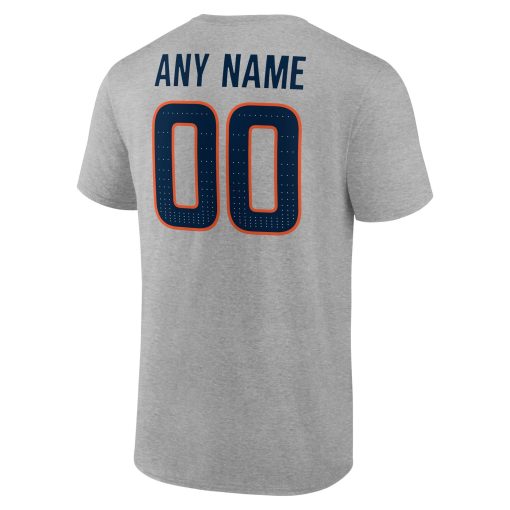 Denver Broncos  Team Authentic Custom T-Shirt – Gray - Image 3