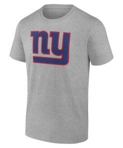 Alternative view of New York Giants  Team Authentic Custom T-Shirt – Gray