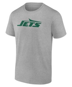 Alternative view of New York Jets  Team Authentic Custom T-Shirt – Gray