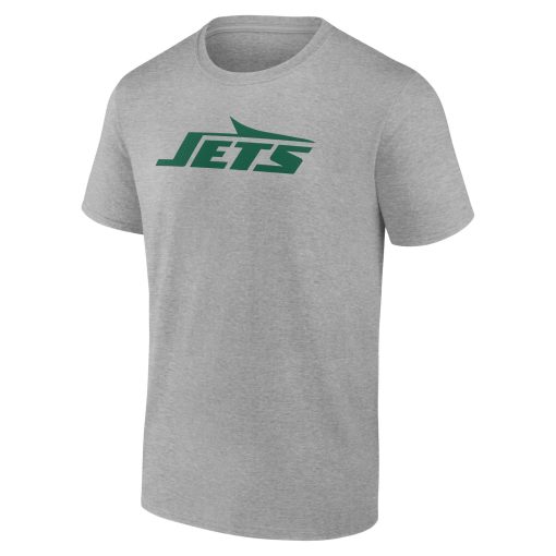 New York Jets  Team Authentic Custom T-Shirt – Gray - Image 2
