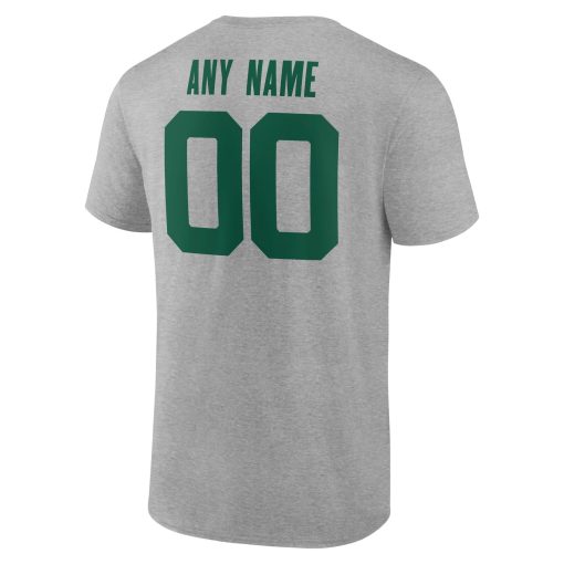 New York Jets  Team Authentic Custom T-Shirt – Gray - Image 3