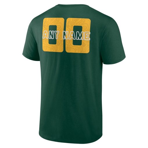 Green Bay Packers Stellar Personalized Name & Number T-Shirt – Green - Image 3