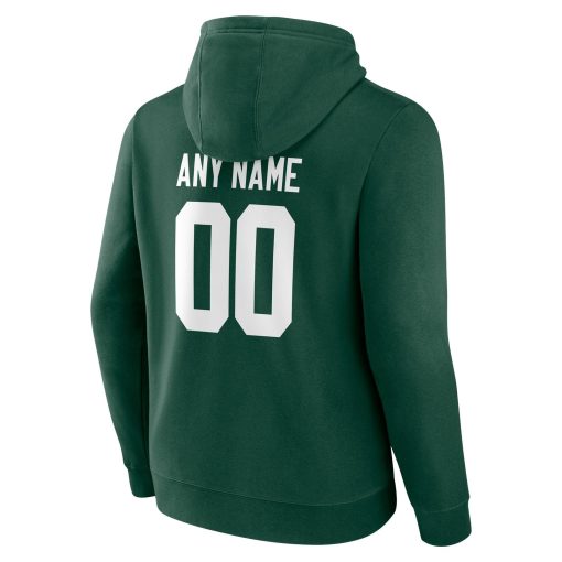 Green Bay Packers Team Authentic Personalized Name & Number Pullover Hoodie – Green - Image 3