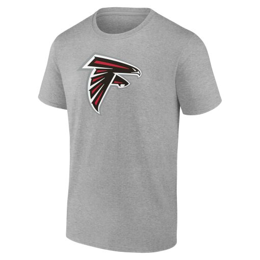 Atlanta Falcons Team Authentic Custom T-Shirt – Heathered Gray - Image 2
