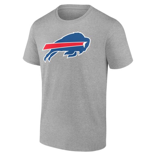 Buffalo Bills Team Authentic Custom T-Shirt – Heathered Gray - Image 2