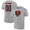 Chicago Bears Team Authentic Custom T-Shirt – Heathered Gray