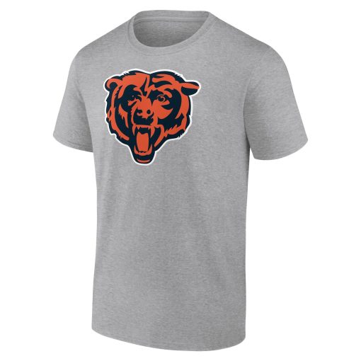 Chicago Bears Team Authentic Custom T-Shirt – Heathered Gray - Image 2
