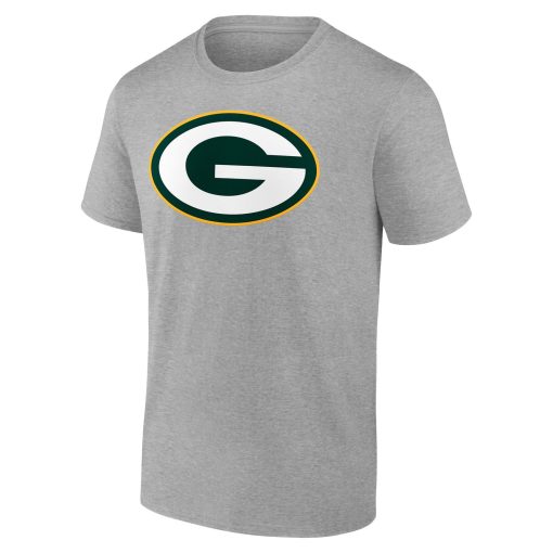 Green Bay Packers Team Authentic Custom T-Shirt – Heathered Gray - Image 2