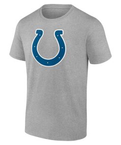 Alternative view of Indianapolis Colts Team Authentic Custom T-Shirt – Heathered Gray