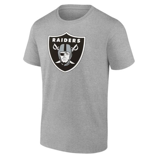 Las Vegas Raiders Team Authentic Custom T-Shirt – Heathered Gray - Image 2